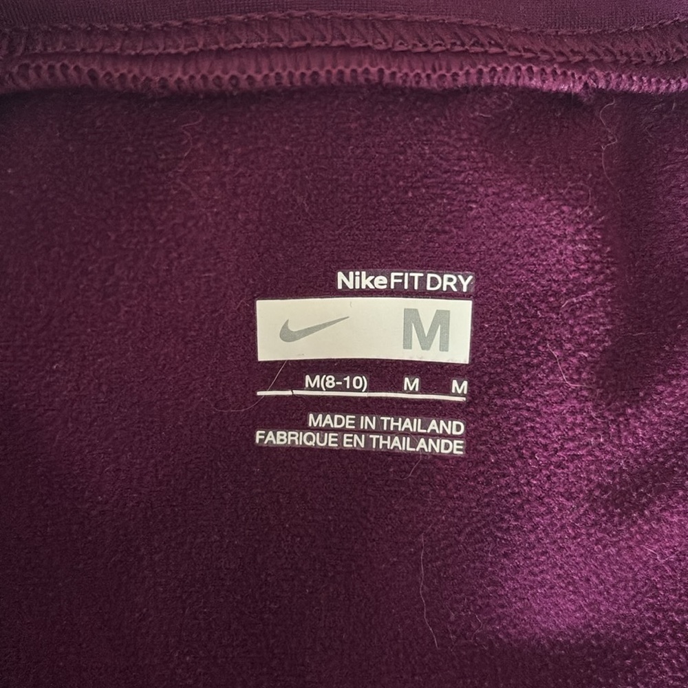 Nike FitDry 1/4 Zip in Magenta Size Medium EUC - Picture 4 of 8